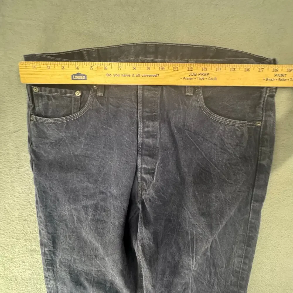 Levi’s 501 XX Jeans Mens 40x32‎ Blue Dyed Canvas Straight Button Fly Grunge Y2K
